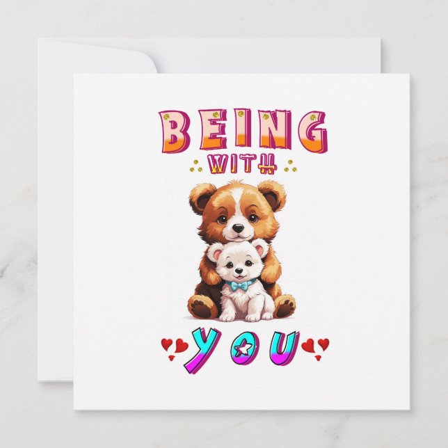 Being With You Card (Front)