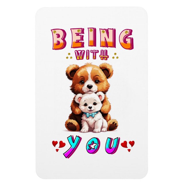 Being With You Magnet (Vertical)