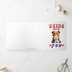 Being With You Tri-Fold Holiday Card