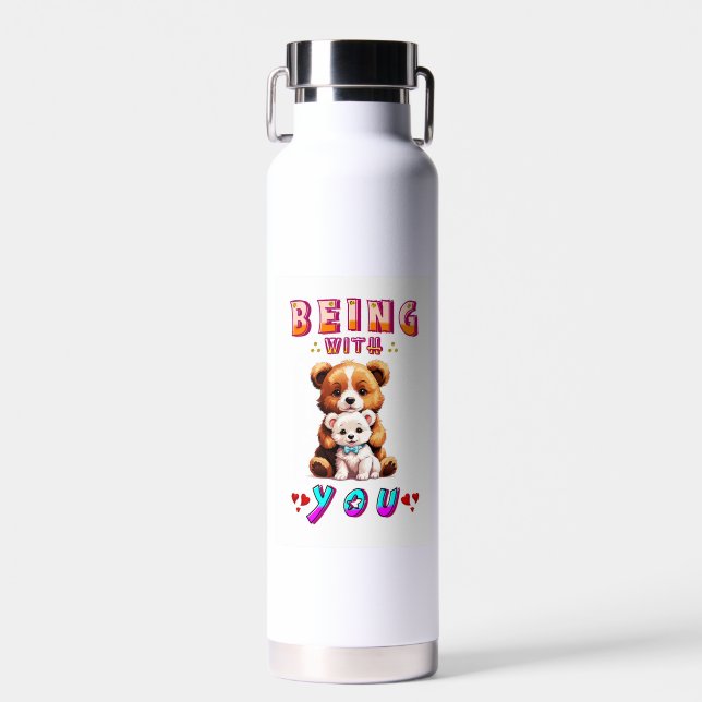 Being With You Water Bottle (Front)