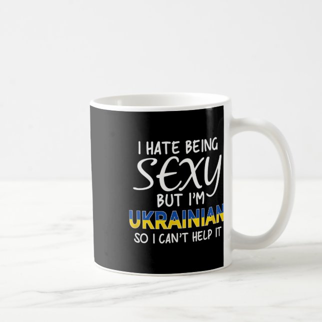 Being Y Ukrainian Funny Ukraine  Coffee Mug (Right)