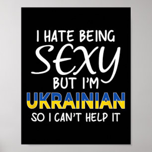Being Y Ukrainian Funny Ukraine Poster