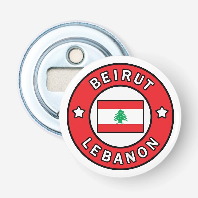 Beirut Lebanon Bottle Opener (Front)