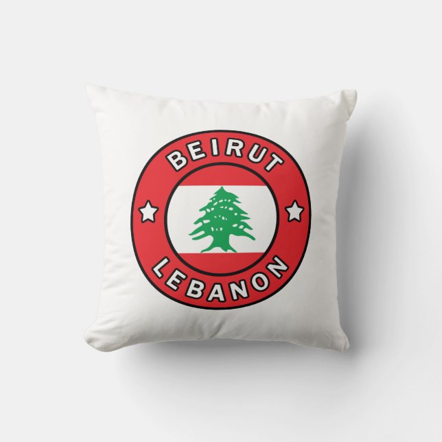 Beirut Lebanon Cushion (Front)