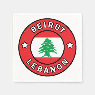 Beirut Lebanon Napkin