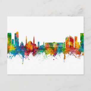 Beirut Lebanon Skyline Postcard