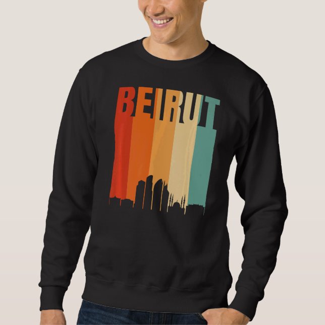 Beirut Skyline   Sweatshirt (Front)