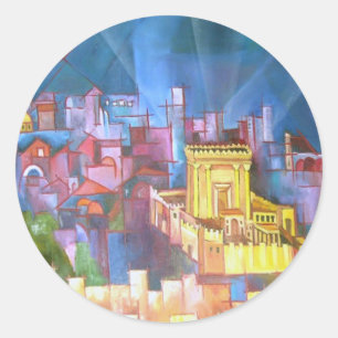 Beit Hamikdash Classic Round Sticker