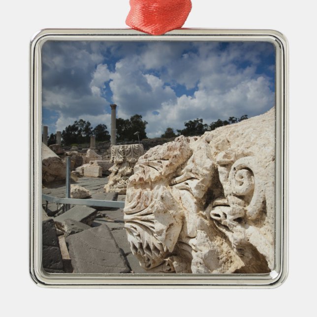 Beit She-An National Park, Roman-era ruins Metal Ornament (Front)