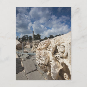 Beit She-An National Park, Roman-era ruins Postcard