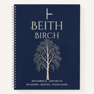 Beith (Birch) — Hardback Journal