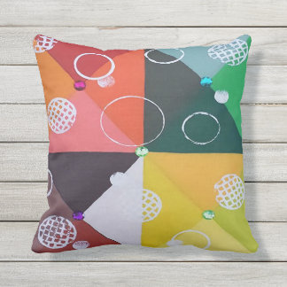 Bejeweled Patio Pillow