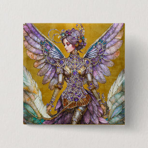 Bejeweled Sugar Plum Fairy 15 Cm Square Badge