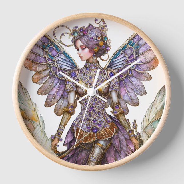 Bejeweled Sugar Plum Fairy Clock (Front)