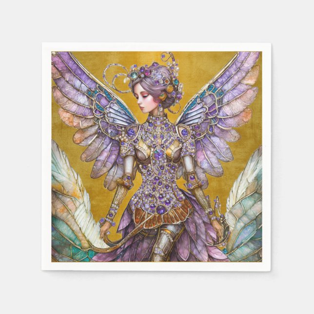 Bejeweled Sugar Plum Fairy Napkin (Front)
