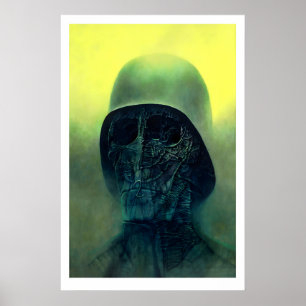 Beksiński Art Print Gothic Horror Surrealist