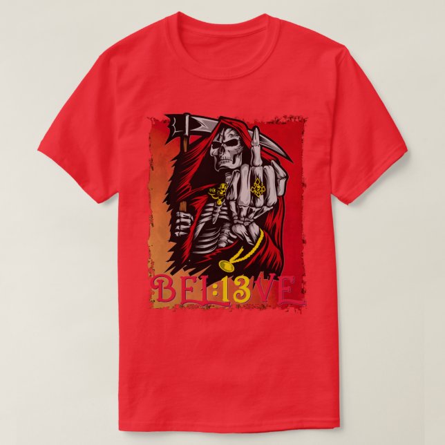 BEL13VE Kansas City Be the Grim Reaper 13 Second G T-Shirt (Design Front)