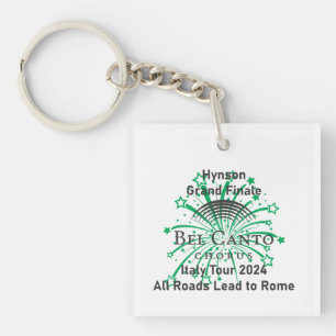 Bel Canto Italy Tour Keychain