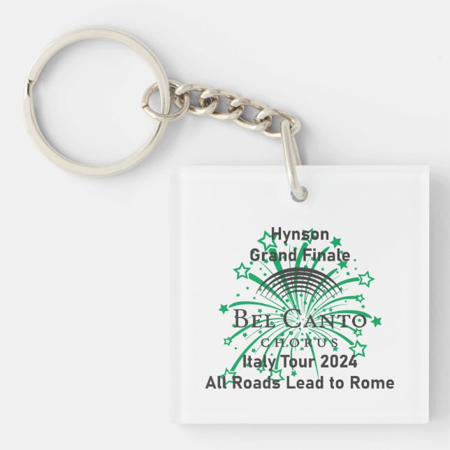 Bel Canto Italy Tour Keychain (Front)