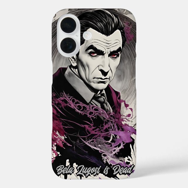 Bela Lugosi iPhone Case – Retro Goth Chic (Back)