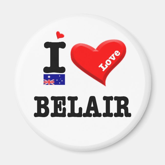 BELAIR - I Love Magnet (Front)