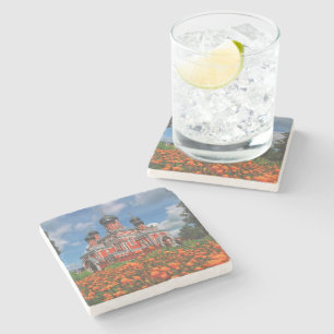 Belarus Беларусь Barysaw Borisov Town Stone Coaster