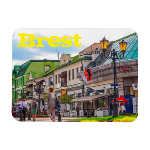 Belarus Беларусь Brest Брэст Брест Architecture Magnet
