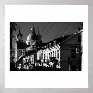Belarus Беларусь Grodno Гродно Architecture Poster