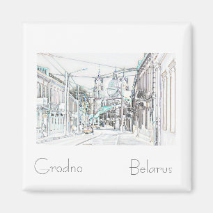 Belarus Беларусь Grodno Hrodna Magnet