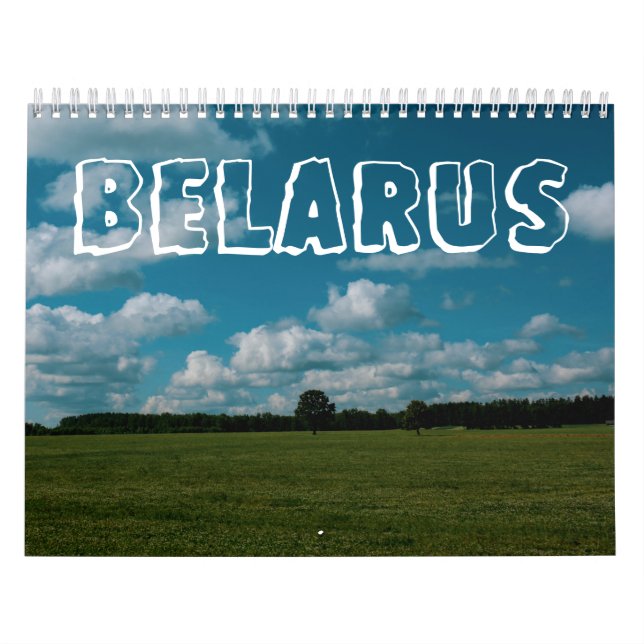 Belarus Беларусь Landscape Nature Calendar (Cover)