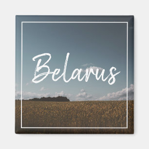 Belarus Беларусь Landscape Nature Magnet
