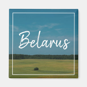 Belarus Беларусь Landscape Nature Magnet