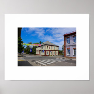 Belarus Беларусь Lepel Architecture Poster