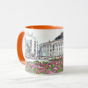 Belarus Беларусь Minsk Минск Architecture Mug Cup