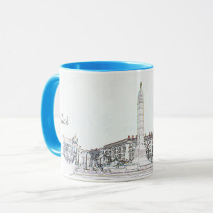 Belarus Беларусь Minsk Минск Architecture Mug Cup