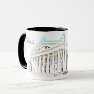 Belarus Беларусь Minsk Минск Architecture Mug Cup
