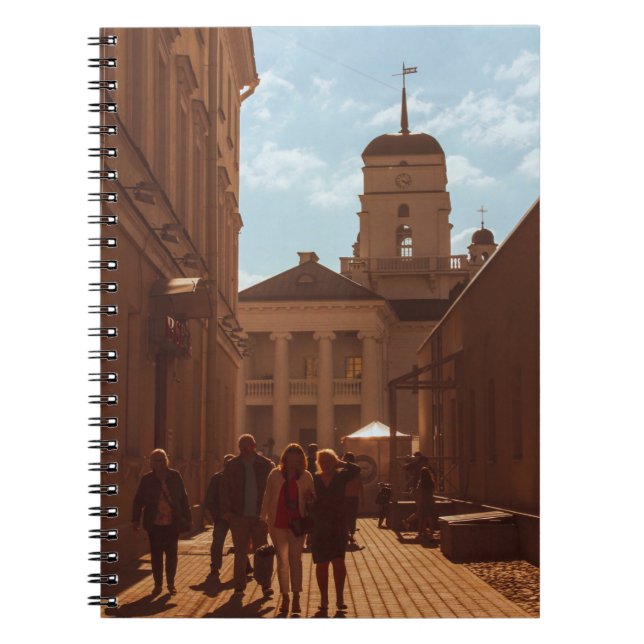 Belarus Беларусь Minsk Минск City Architecture Notebook (Front)