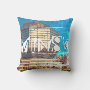 Belarus Беларусь Minsk Минск Library Architecture Cushion