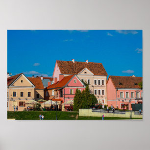 Belarus Беларусь Minsk Мінск Architecture Poster