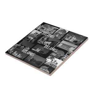 Belarus Беларусь Minsk Grodno Brest Poster Ceramic Tile