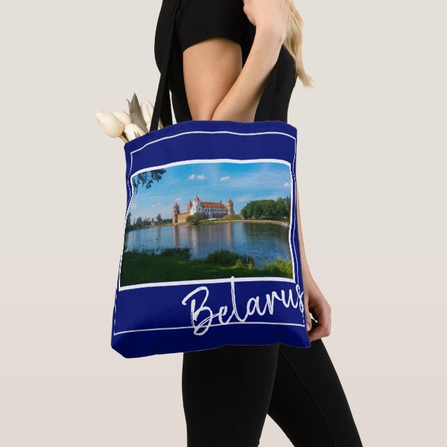 Belarus Беларусь Mir Castle Architecture Tote Bag (Close Up)