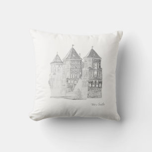 Belarus Беларусь Mir Castle Cushion Throw Pillow