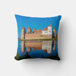 Belarus Беларусь Mir Castle Throw Pillow Cushion