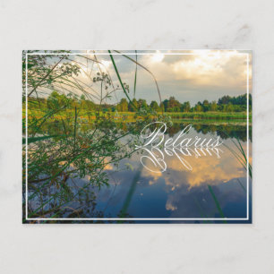 Belarus Беларусь Nature Scenery Landscape Postcard