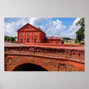 Belarus Беларусь Orsha Орша Architecture Poster