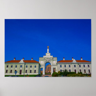 Belarus Беларусь Ruzhany Palace Architecture Poster