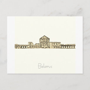 Belarus Беларусь Ruzhany Palace Castle Postcard