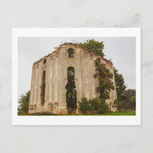 Belarus Беларусь Yablonovsky Tomb Chapel Ruins Postcard