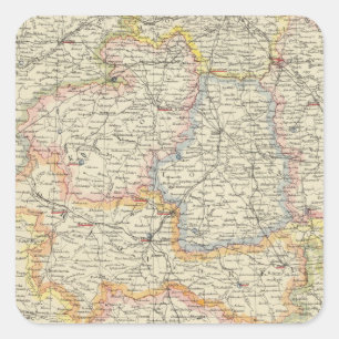 Belarus and Ukraine Square Sticker