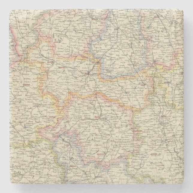 Belarus and Ukraine Stone Coaster (Front)